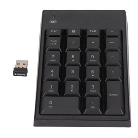 Tangxi Number Pad,Portable Ultra Slim 2.4G USB Numeric Keypad,22 Keys Delay External Mechanical Number Pad for Laptop,PC Computer