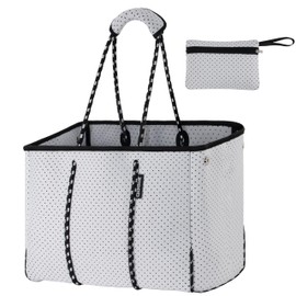 QOGiR Multipurpose Gym Beach Bag - Light Weight, Large, Sports (White, X-Large) …