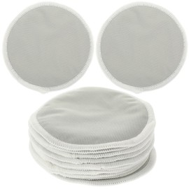Vaguelly 10 pcs Reusable Breast Pads Breathable Nursing Pads for Comfortable Breastfeeding High Grade Material Leak Resistant Design Washable and Durable for Moms