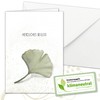 LifeDesign 5 x Sympathy Cards with Envelope, Elegant, Condolence Cards