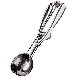 Paderno 41473-31 Ice Cream Scoop for Fruit, Candy, Grain, Glaze, Comfortable Handle, Made of Stainless Steel, Dishwasher Safe, 3 cm