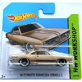 Hot Wheels 2014 HW Workshop '68 PLYMOUTH BARRACUDA FORMULA S 239/250 (Backing card might vary)