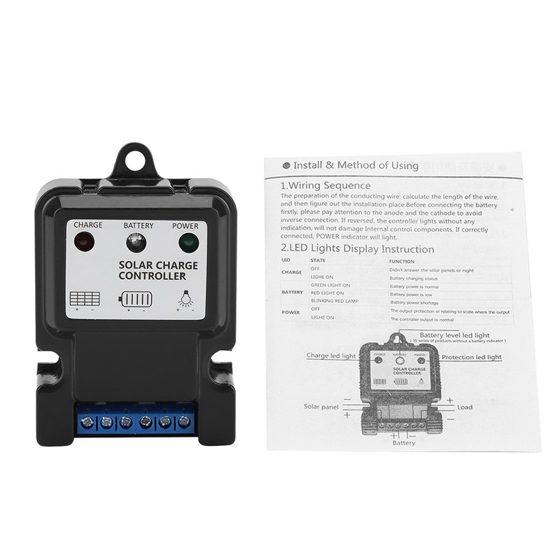 PWM Intelligent Smart Solar Energy Discharge Charge Controller Regulator HS-5S11.1V/22.2V