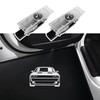 2Pcs Car Door Logo Lights Compatible with Challenger 2015-present Puddle
