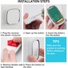 SK Depot® Ultra-Long Wireless Range Waterproof Wireless Doorbell Chime Kit