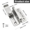 Hysstore Large Thickened Bolt Door Bolt Stainless Steel Sliding Bolt
