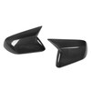 1 Pair Carbon Fiber Mirror Covers Ox Horn Style Car