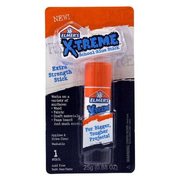 ELMERS Elmer's X-Treme School Glue Stick, Extra Strength Stick