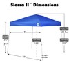 E-Z UP Sierra II Instant Pop Up Outdoor Canopy 10'