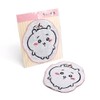 Chiikawa 41-1200120 Die-Cut Towel Handkerchief, Pink, Die-Cut, Packaged, Cute, Approx.