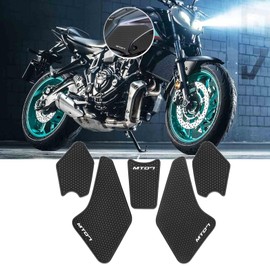 HONYAMA For MT07 mt07 MT-07 2021-2024 Fuel Tank Sticker Motorcycle Fuel Tank Traction Pad Anti-slip Sticker Fuel Tank Knee Pad Protective Pad Accessories