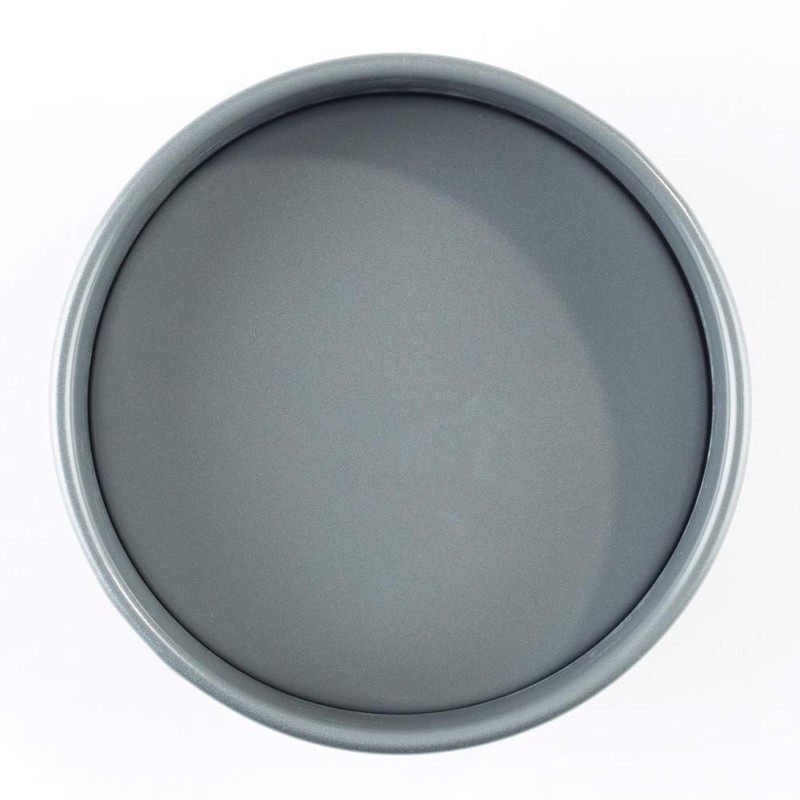 Prochef 8-inch Teflon Shallow Loose Base Cake Tin, Graphite