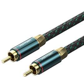 [VENTION] RCA Male to Male Coaxial Audio Cable 3.9 ft (1.5 m)