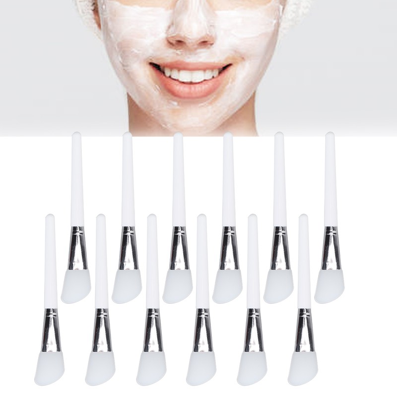 12pcs Face Mask Brush Silicone Facial Mud Mask Applicator DIY
