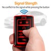 Sindeda for Jeep Key Fob Cover with Keychain Soft Full