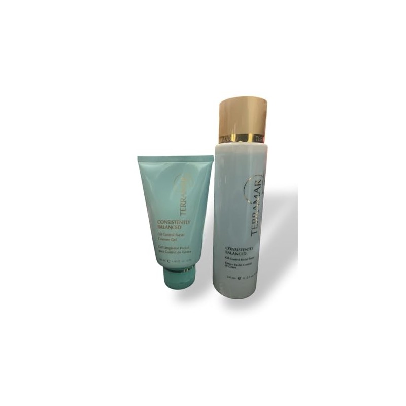 Set Gel Limpiador Y Tónico Facial Control De Grasa Terramar