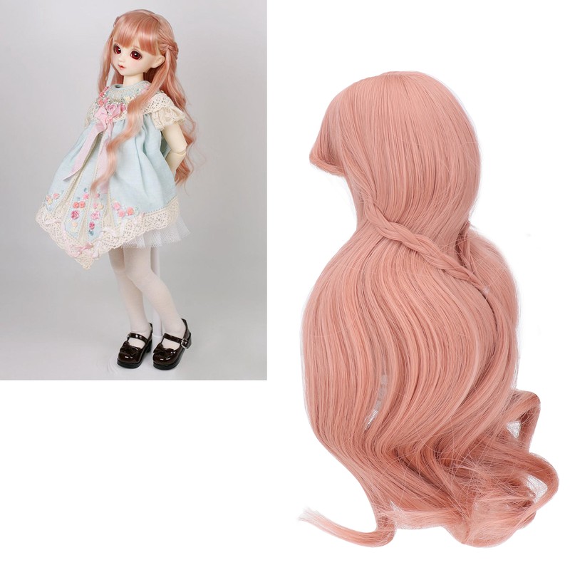 ES053 Doll Long Wig Soft Curly 8 to 9inch Doll