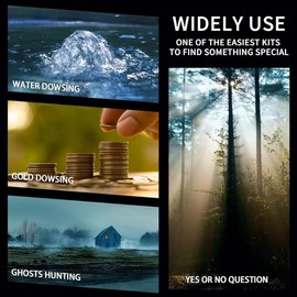 Nagoyuki Dowsing Rods - 99.9% Pure Copper 2PCS Divining Rods - for Ghost Huntings Tools,