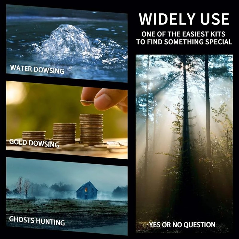 Nagoyuki Dowsing Rods - 99.9% Pure Copper 2PCS Divining Rods