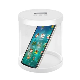 Aistuo Time Locking Container, For People Who Can't Stand Smartphone Addiction Countermeasures, Abstinence Box, Non-Smoking, Perfect for Overdoing Smartphone and Games (White)