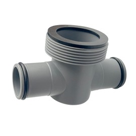 Vcoyarw P61408 T Joint Pool Hose Connector 1.5" to 1.25" - 3 Interfaces Connector for Bestway Coleman Intex for Above Ground Swimming Pool Hose