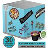 Decaf Coffee Pods Variety Pack Sampler, Assorted Unflavored & Flavored
