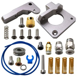 XIAMI 3D Printer Accessories Kit with Capricorn Bowden PTFE Tubing 1.75mm, All Metal Extruder, Pneumatic Couplers, Bed-Level Spring for Creality 3D Printers Ender 3 / Ender 3 Pro