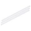 sourcing map Borosilicate Glass Stirrers with Both Ends Round for