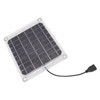 Solar Panel 10W USB Output Transparent Design Double Sided Power