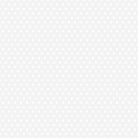 Rose and Hubble Polka Dot Fabric - 45 Inch Wide 100% Cotton Poplin for Dressmaking, Quilting, and Crafting - Soft, Cotton Fabric for Sewing, Apparel, Home Décor, Bag Making (White, 1 Metre)