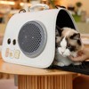 Cat Space Capsule Carrier Breathable Mesh Cover Large Capacity PU