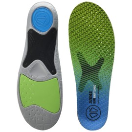 Sidas Adult Run Anatomic Insoles, Green, S (37-38)