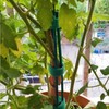 TIHOOD 200PCS/Set Bamboo Plant Stakes Kit, 50PCS Orchid Clips with