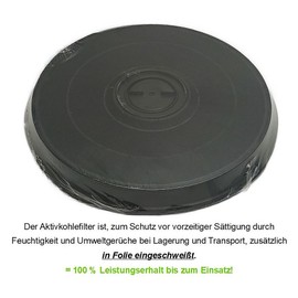 Replacement Carbon Filter for GZD0339, EFF54, ZUB526, 50294677005 - Suitable for Various Extractor Hoods from Alno, Zanker, AEG Electrolux, Küppersbusch, Zanussi - Economy Set of 2