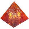 Nupuyai Pyramid Gemstone Rock Crystal Energy Pyramids for Reiki Healing