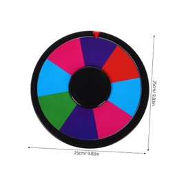 Kisangel DIY Prizes Wheel for Classroom Parties Rotatable Color Wheel Game Engaging Prize Turntable for Ktvs Bars Social Venues Interactive Entertainment for All Ages