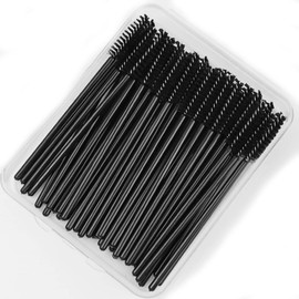 Eyelash brush, 50pcs Eyelash brush Gloss Wands Applicator Cosmetic Makeup Tool Makeup Brush