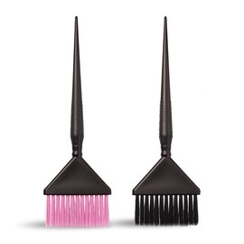 Extra Wide Hair Brushes Colorful High-grade Hairbrush Barber Shop Dye Comb Hair Salon Supplies Special Dyeing Brush 1576 Pink Haircare - Colour: rosered