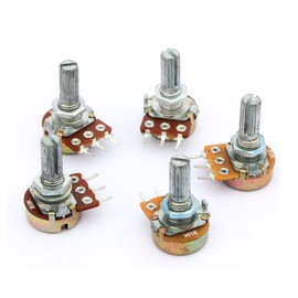 Ytian 5 Pcs B10K 10K ohm Single Linear Taper Rotary Potentiometers