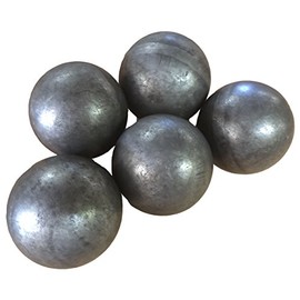 Hollow 3" steel ball weldable DIY project component (5-pack)