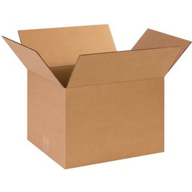 Aviditi 141210 Corrugated Cardboard Box 14" L x 12" W x 10" H, Kraft, for Shipping, Packing and Moving (Pack of 25)