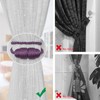 Pretty Jolly 2 Pack Strong Magnetic Curtain Tiebacks Handmade Weave