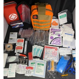 UltimateSurvivalCo Off Grid  First Aid Kit Surgery Bag Medical Molle Emergency Survival Supplies