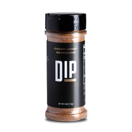 Dip Cacao Honey Seasoning, Premium Chocolate Sprinke with Honey Granules, Organic Cacao, Sea Salt, Indulge without guilt in a 4 oz Bottle (4 oz, Cacao Honey)