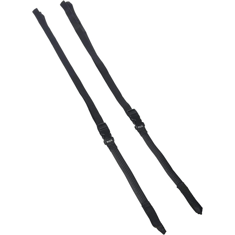 ROK Straps 10314 Adjustable Pack Stretch Straps for Motorcycle/ATV, Black,
