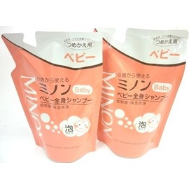 Minon Baby Full Body Shampoo Refill, 10.1 fl oz (300 ml) x 2