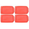 Pyrex 234-PC 4qt Red Rectangle Plastic Food Storage Lid, Made