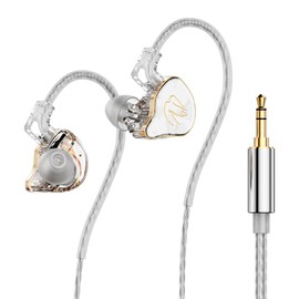 Jooy Paii Odio in Ear Monitor Headphones Hybrid Banlance Armature with Dynamic in Ear Headphones 1BA+1DD HiFi Deep Bass IEM Earphones Gaming Earbuds (Without mic)