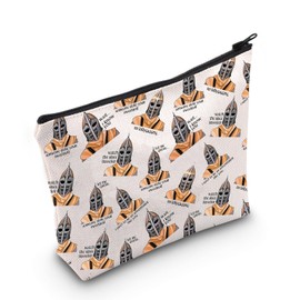 MNIGIU Funny Riften Guard Inspired Cosmetic Bag Video Game Lover Gift Fantasy Game Fan Gift, Fantasy Game Bag