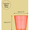 eMKay® Multicoloured Neon Hard Disposable Reusable Heavy Duty Plastic Shot